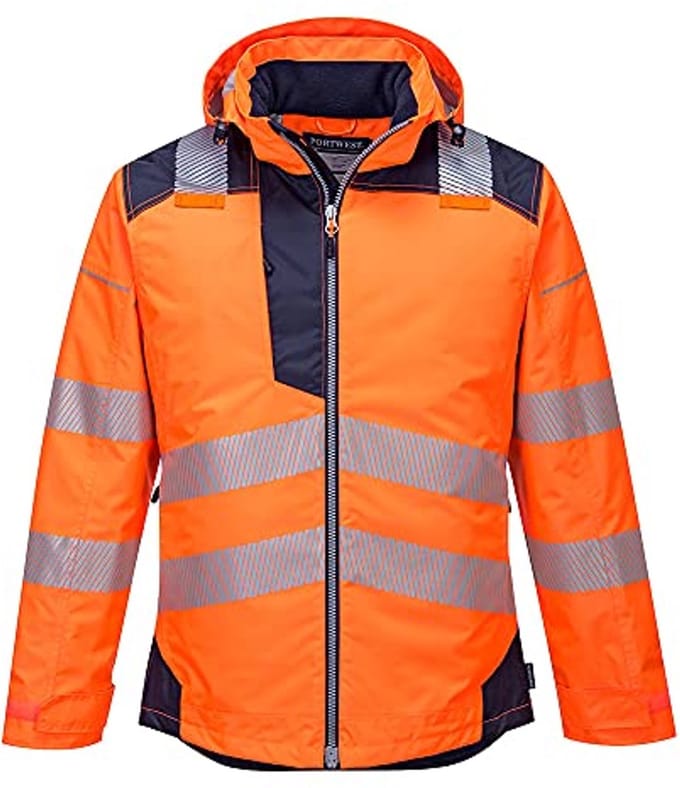 Hi-Vis Winterjack Oranje/Marine - M - Veiligheidskleding