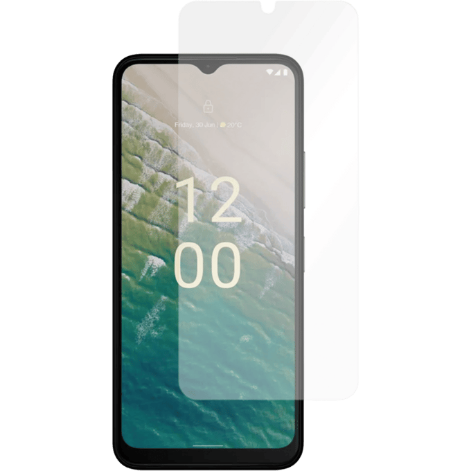 Just in Case Nokia C32 Glazen Screenprotector Transparant