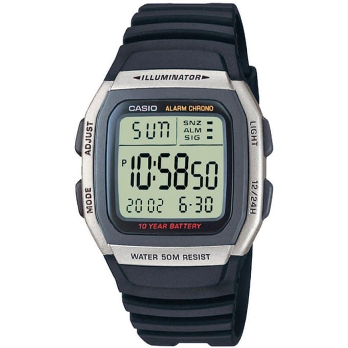 Casio W-96H-1AV Unisex Horloge 44mm 5ATM