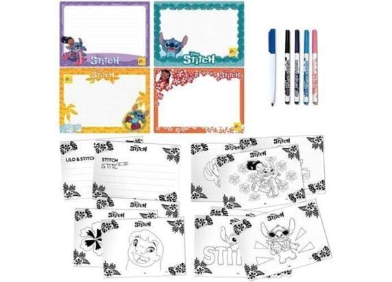 Disney Stitch Tekenschool met geparfumeerde markers Knutselen