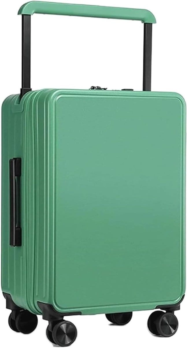 Moderne Koffer - Trolley Bagage - Vakantie Reizen - USB Interface - 20 inch - Groen