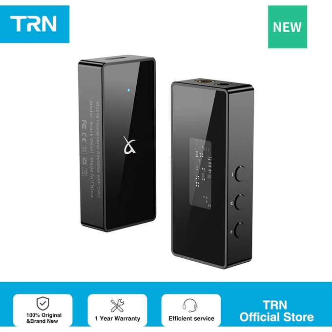 TRN Black Pearl DAC Hi-Fi DAC/Amp Chip Oortelefoonversterker