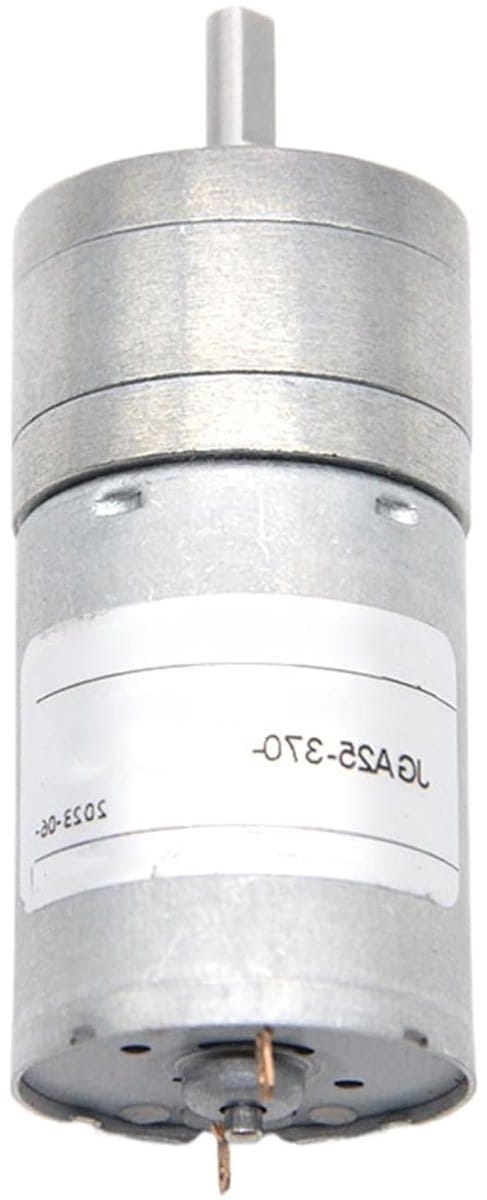 DC motor - Elektrische motor - Robotica projecten - Hoog koppel - 10 x 8 x 5 cm - Zilver
