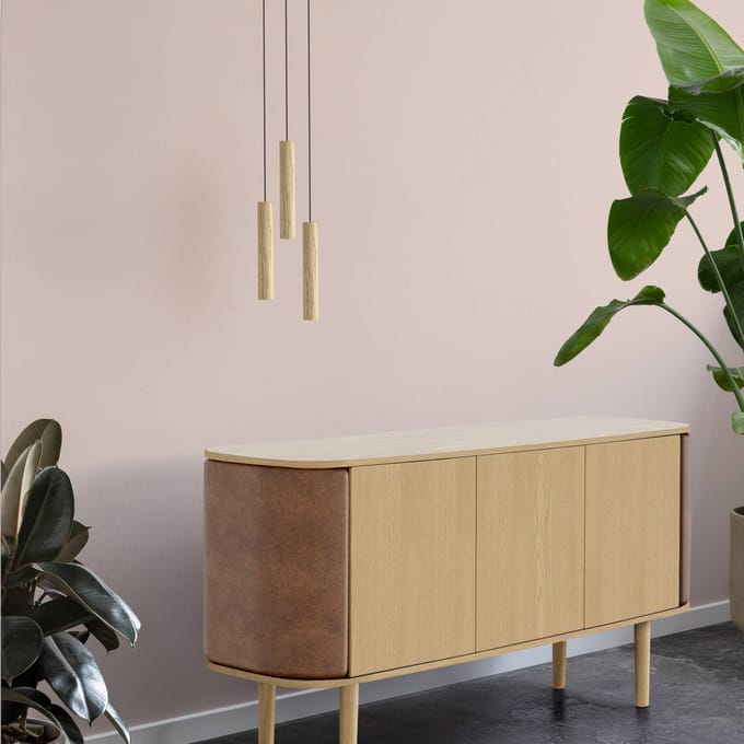 UMAGE Chimes Cluster 3 hanglamp eiken licht