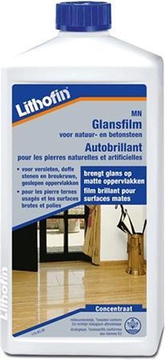MN Glansfilm - Natuursteen zelfglans - Lithofin - 1 L