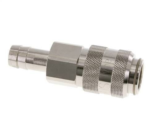Vernikkeld Messing DN 15 Luchtkoppeling Snelkoppeling 19 mm Slangpilaar Double Shut-Off