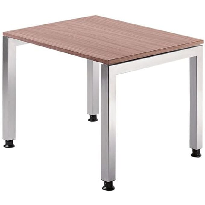 JAVA 8 S | Bureau - Walnoot 80 x 80 Tafelhoogte I In hoogte verstelbaar