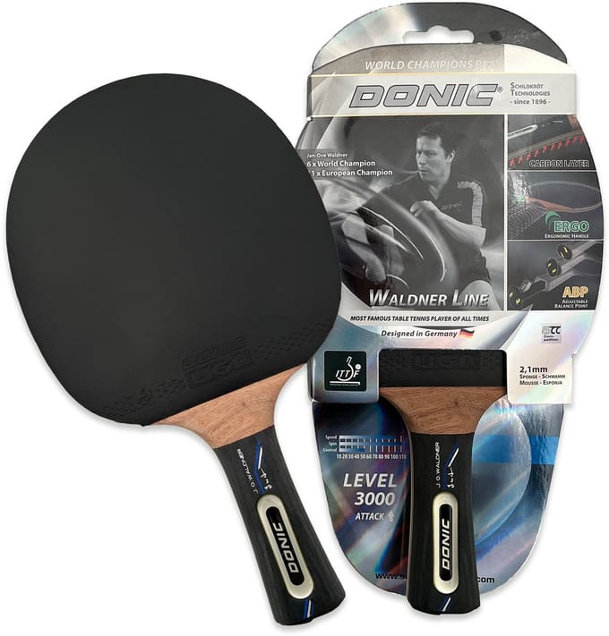 Tafeltennisracket Schildkröt Waldner 3000 Carbon ABP-Griff