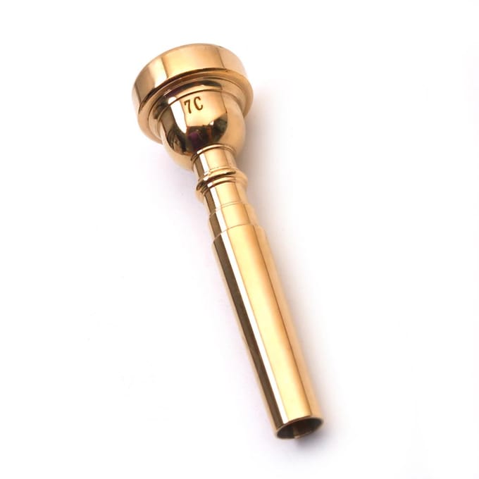 Trompet Mondstuk Muziekinstrument Accessoires Verguld 7C 5C goud