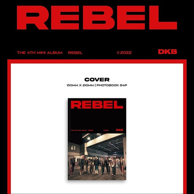 DKB - REBEL / 3e Mini Album no poster red