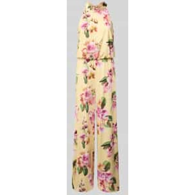 regular fit jumpsuit met all-over bloemenmotief