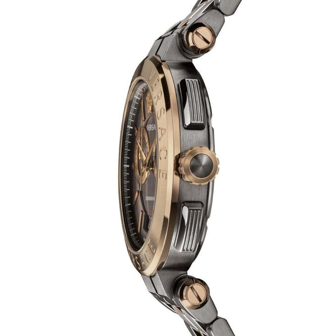 Versace VBR050017 Herenhorloge 45mm grijs