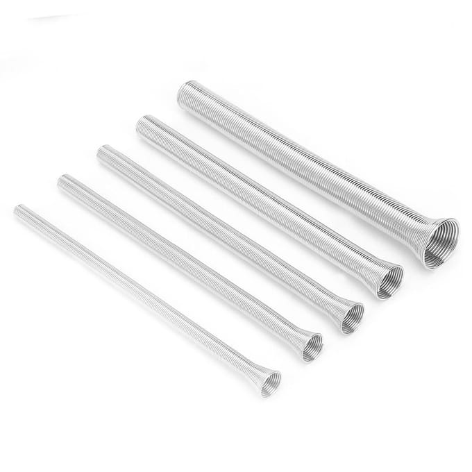 5 Stuks 21cm Super Elastische Stalen Veerbuiger PVC Elektrische Draad Buigpijp white