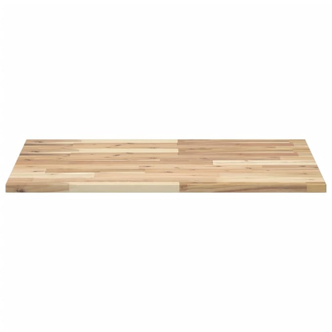 vidaXL - Wastafelblad - 100x60x2 - cm - onbehandeld - massief - acaciahout