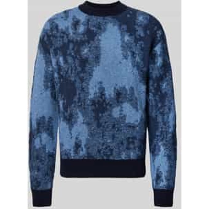 Loose fit gebreide pullover met wol, model 'KRADAR'