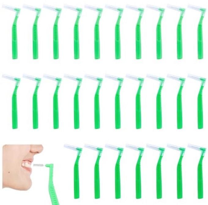 Interdentale borstels 27 stuks - L-vormige tussenruimteborstels voor optimale mondverzorging