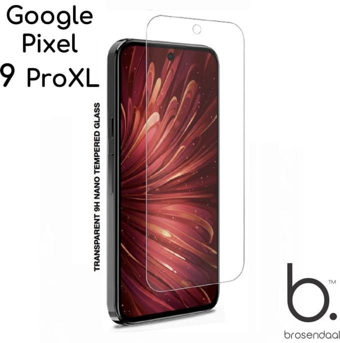 Brosendaal Screenprotector voor Google Pixel 9 pro XL - Ultradun - 9H Nano Coating - Maximaal Kras- en Valbestendig