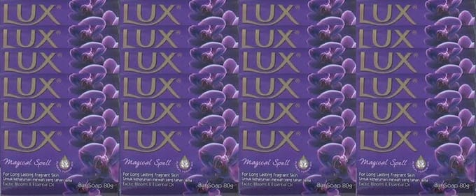 Lux Zeep Magic Spell (paars) 80 gr - Voordeelverpakking 24 stuks