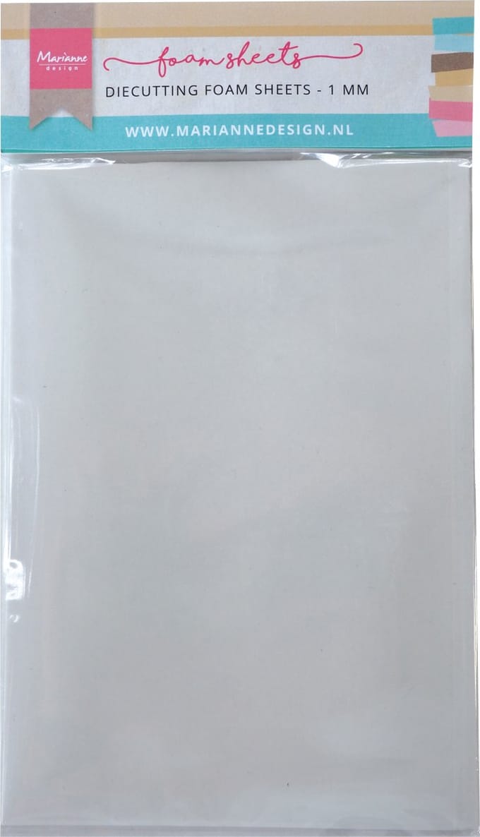Marianne Design Snijmal Foamvellen - A5 x 1 mm - 5 stuks