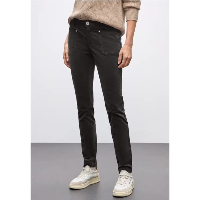 Corduroy broek in casual pasvorm