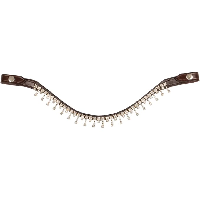 Frontal voor paard met ingelegde en hangende kristallen Acavallo