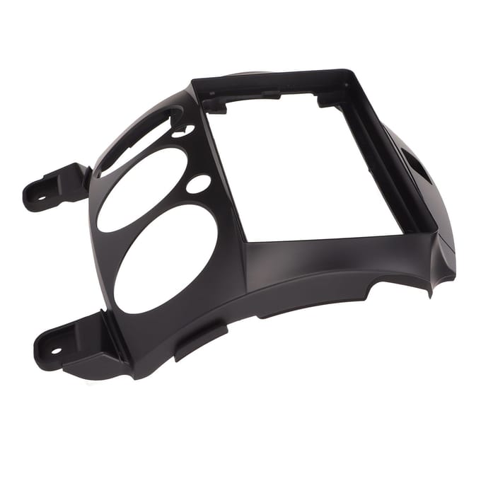 Navigatie Paneel Frame Trim ABS Dashboard Cover 2 Din Vervanging voor Mazda 2 2007?2013 black