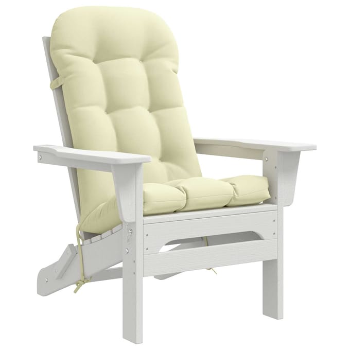vidaXL - Zon - Ligzitzak - Kussen - PUTTEN - 100% - Polyester - Crèmekleurig