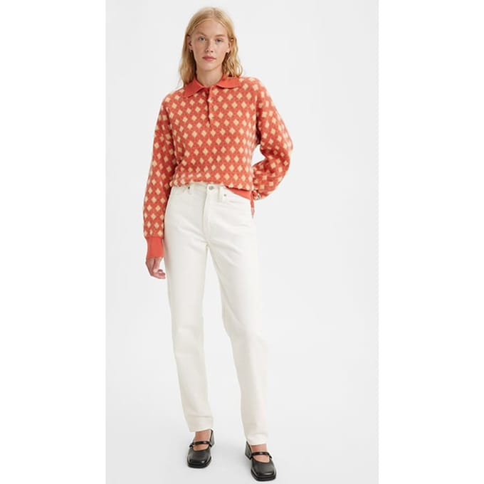 Levi's 80s Straight Jeans Ecru Größe: W25L28 | Straight Jeans Outlet | Damen | Braun