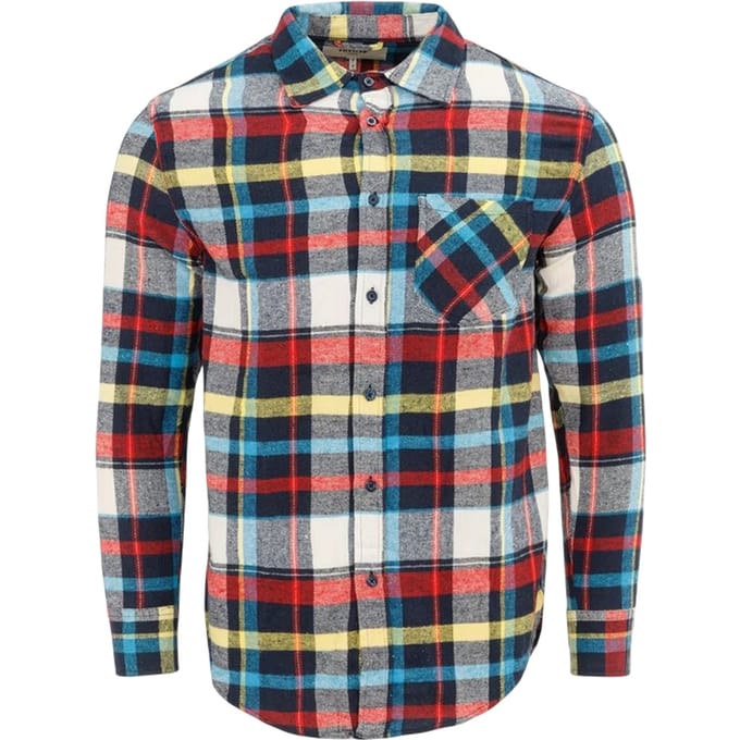 Firetrap Herenoverhemd met ruitjespatroon (Veelkleurig)