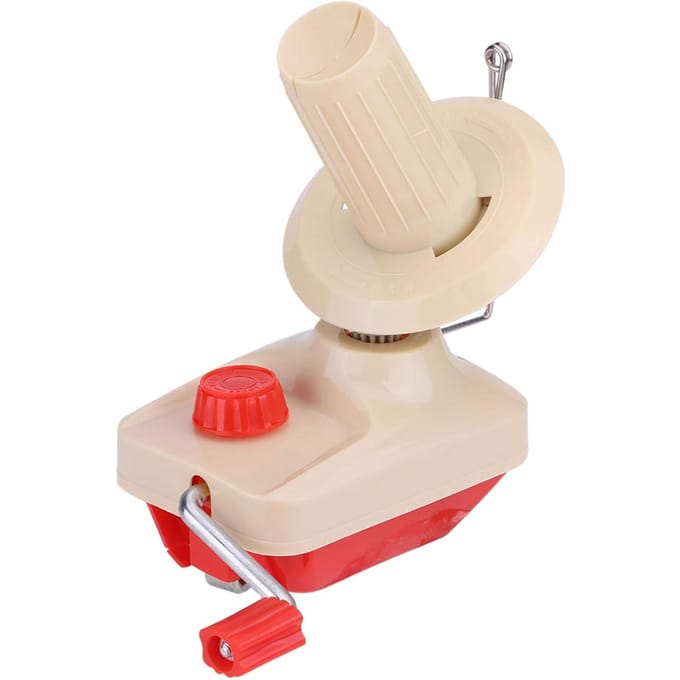 Handbediende Breimolen String Garen Vezel Wol Draad Bolwinder Houder Naaiaccessoires wit