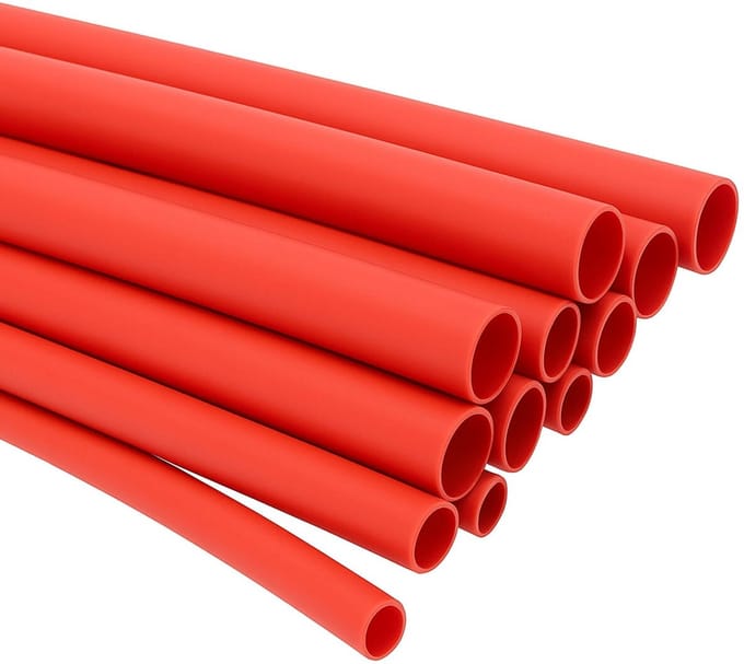 EXTREME Krimpkous 7/3.5mm - 2:1 - 1m - Rood - 10 stuks