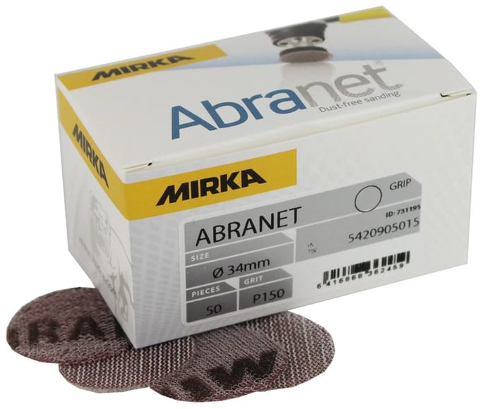 MIRKA Abranet Schuurschijven 34mm - P80