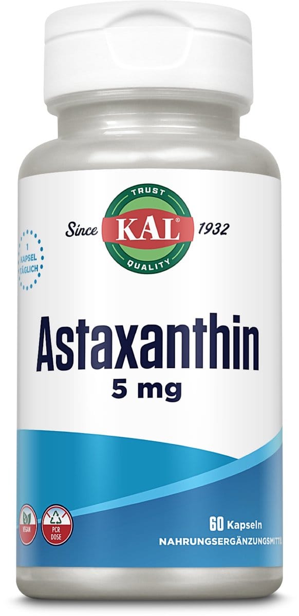 Astaxanthine 5 mg I veganistisch I laboratoriumgetest