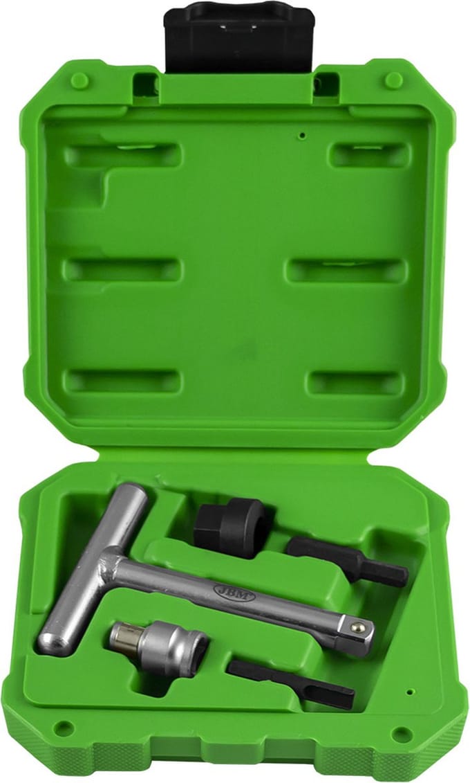 JBM - OLIE AFVOER PLASTIC SCHROEF GEREEDSCHAP SET