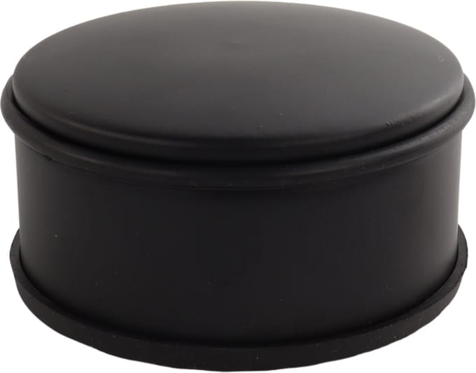 NORDIX Premium Deurstopper - Deurstoppers voor Binnen en Buiten - Deurstop - Deurbuffer - 11x5.3cm - Mat Zwart - BASSO