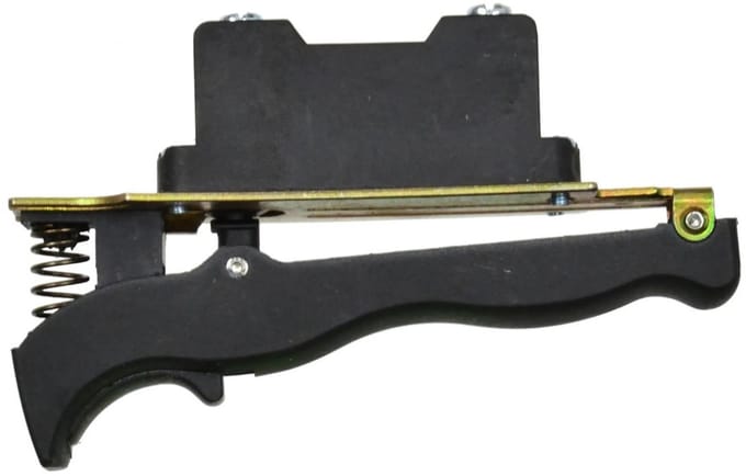 GEKO Schakelaar voor slijpmachine - Drukknop - 4 elektrische aansluitingen - 100x31x60 mm
