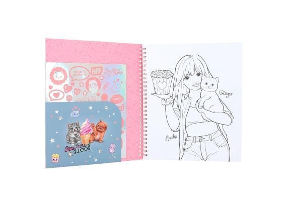 Top Model TOPModel kleurboek CUTIE STAR Kleurboeken