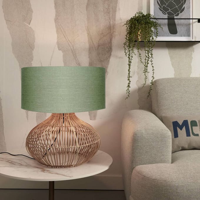 Good &amp; Mojo Kalahari tafellamp 47cm groen