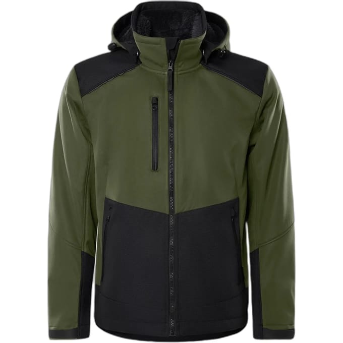 Fristads Softshell Winterjack 4060 Cfj - Legergroen/zwart - S