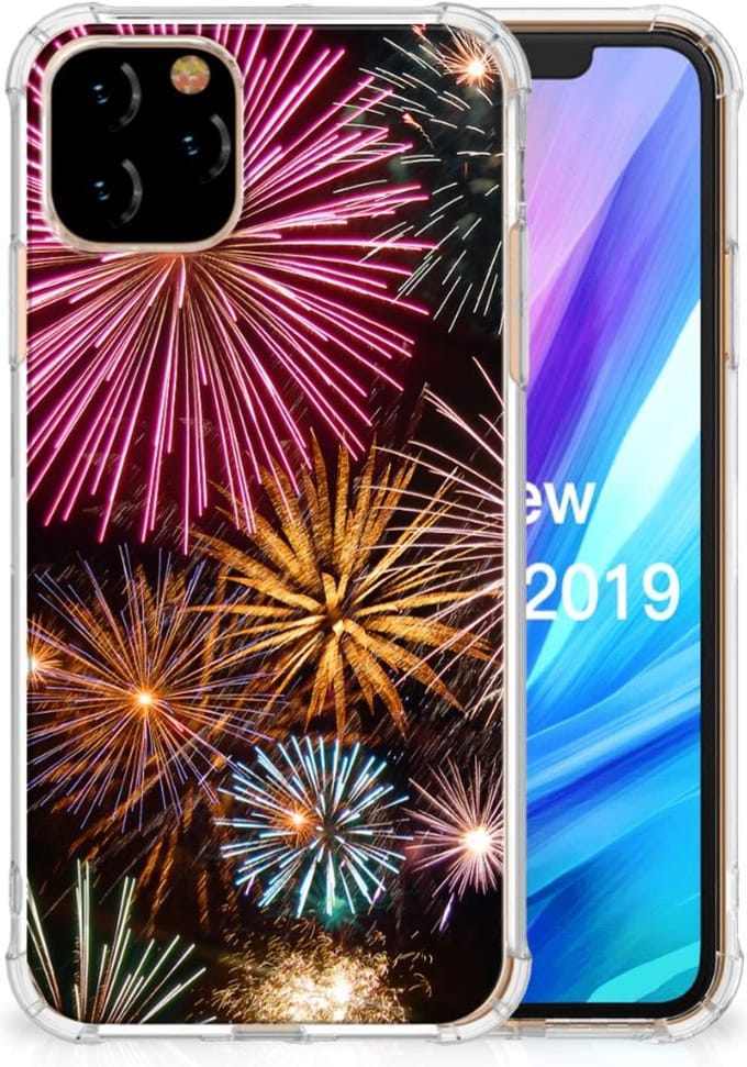 Apple iPhone 11 Pro Anti Shock Bumper Case Vuurwerk