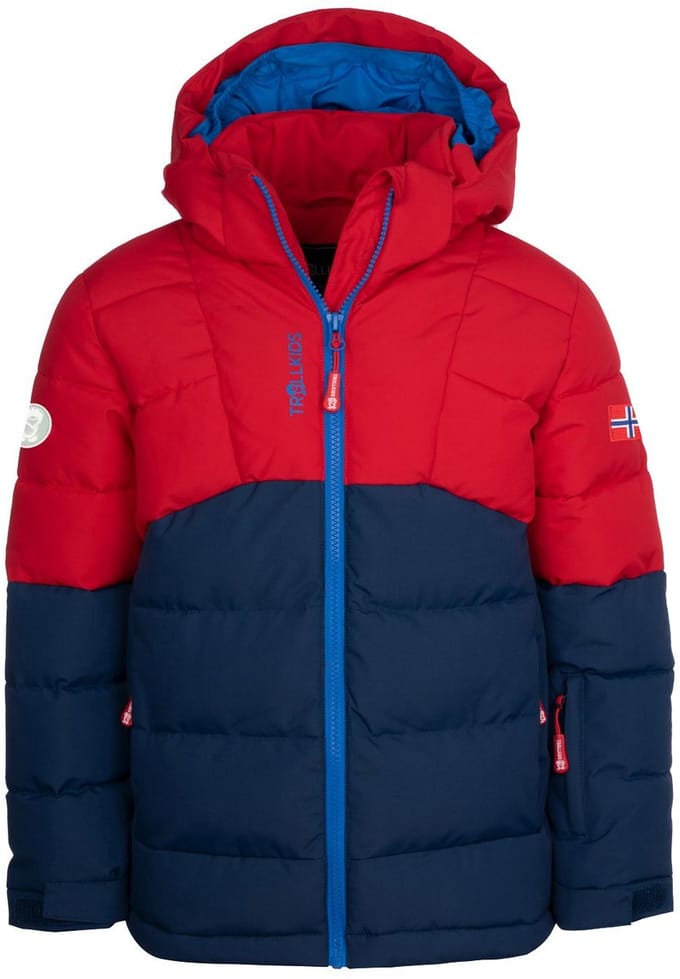 Trollkids Gryllefjord Jas Rood,Blauw 152 cm Kinderen