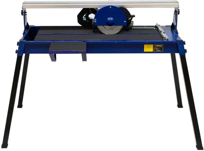 Tegelzaag met tafel - grijs - 720mm - lasersnijgeleiding