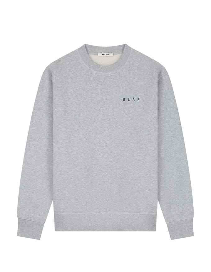 Olaf Lasso Face Sweaters Grijs M260200