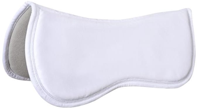 Imperial Riding - Zadelonderlegger - Half Pad - Suede - Wit