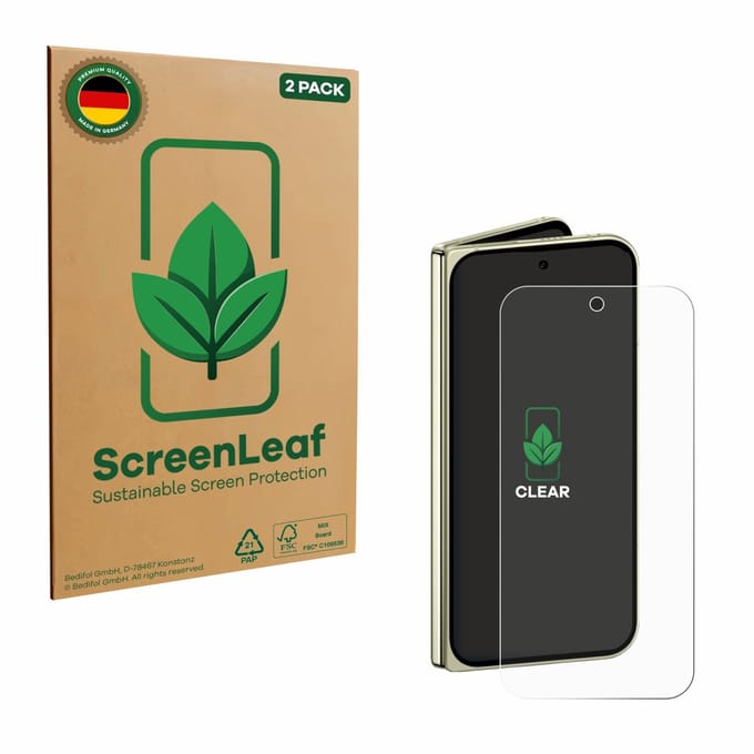 2 Stuks Screenprotector voor Google Pixel 10 Pro Fold - Hoogwaardige Beschermfolie transparant
