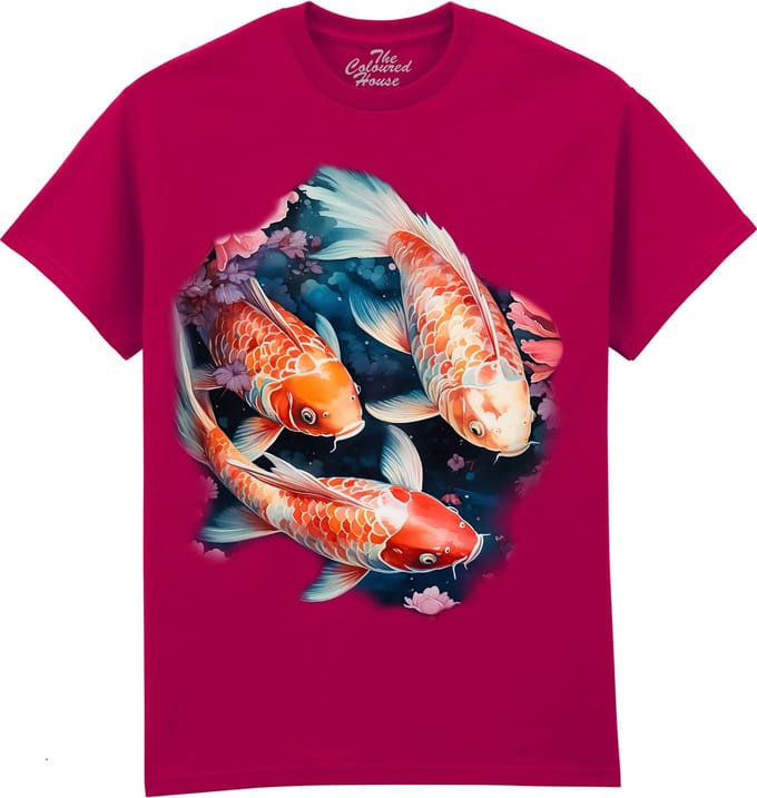Koi Karpers Koi Carp The Coloured House T-shirt S