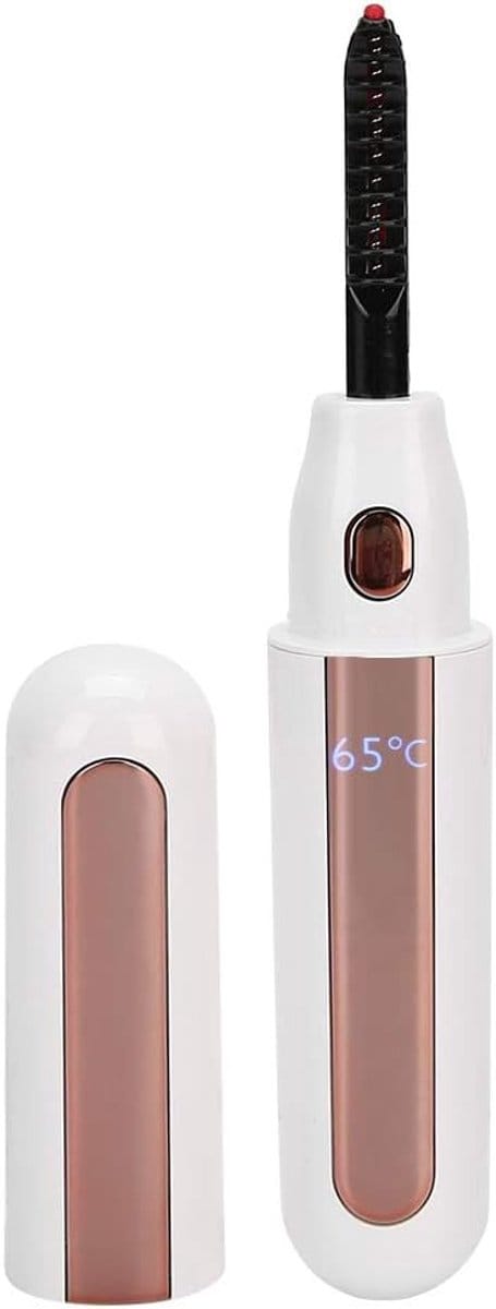 Elektrische wimperkruller - Verwarmde kruller - Mooie wimpers - Snel verwarmend - USB oplaadbaar - Wit