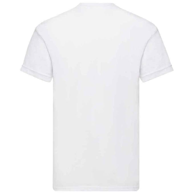 Fruit of the Loom Heren Valueweight T-Shirt (Wit)