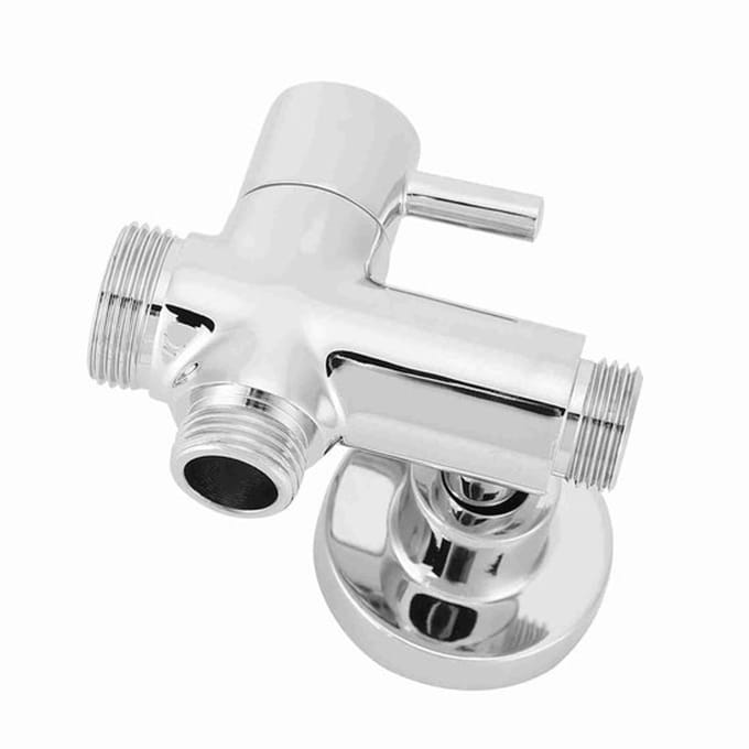 Allecto - Douche Omsteller - Koperen Douchekraan - Wandmontage Set