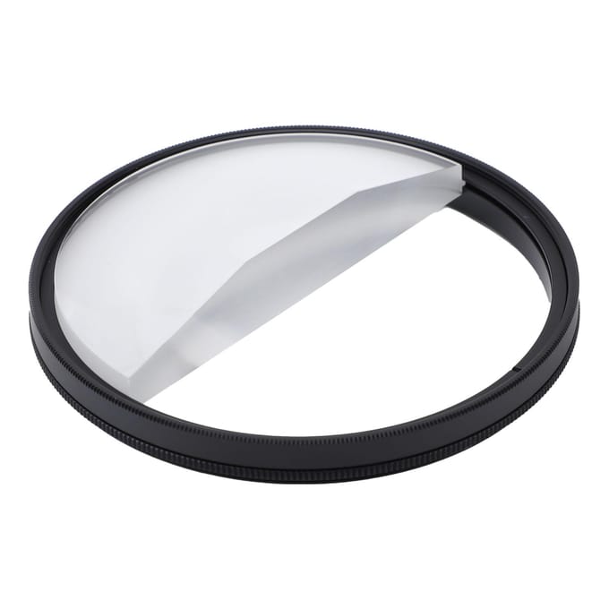 77mm Half Filter Optisch Glas Aluminiumlegering Half Vervorming Speciaal Effect Camera Lensfilter voor white
